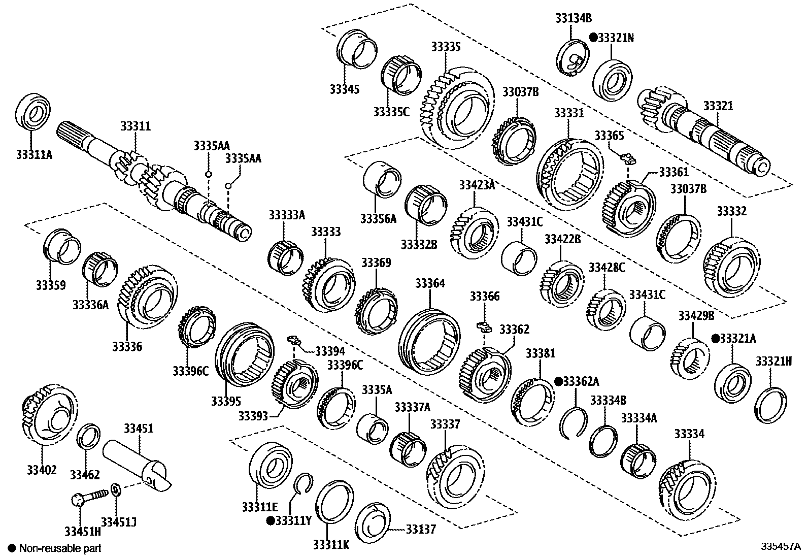 3305 — TRANSMISSION GEAR (MTM)