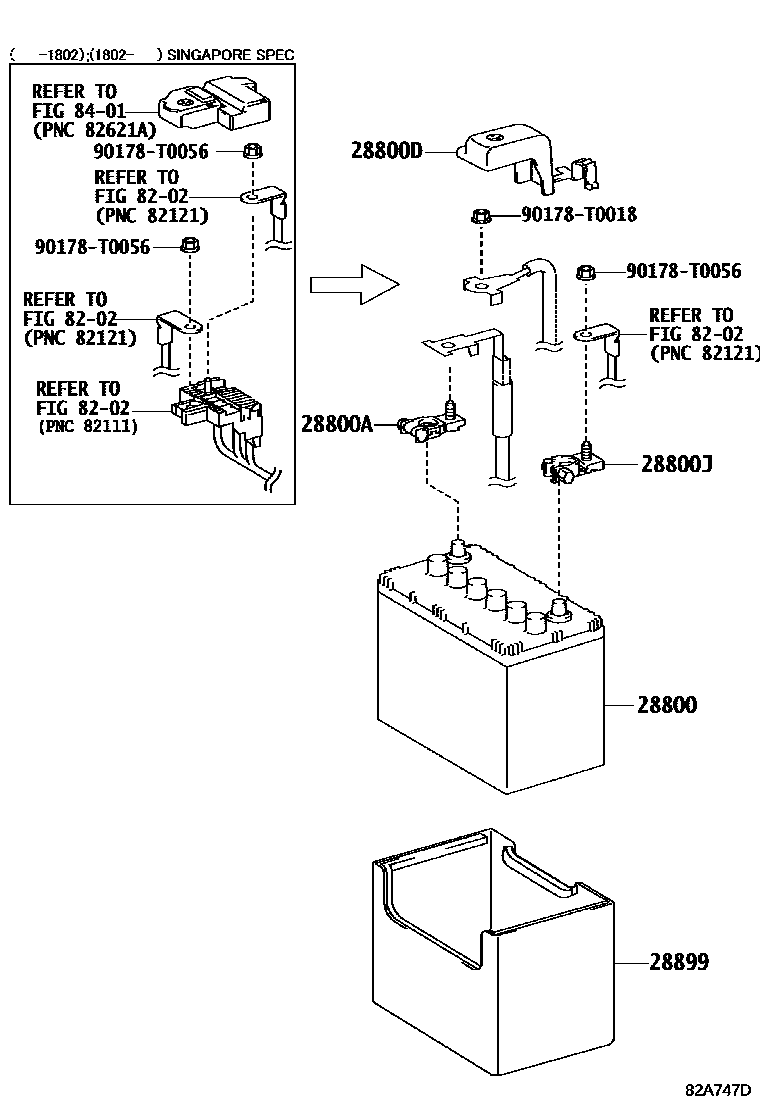 8201 — BATTERY & BATTERY CABLE