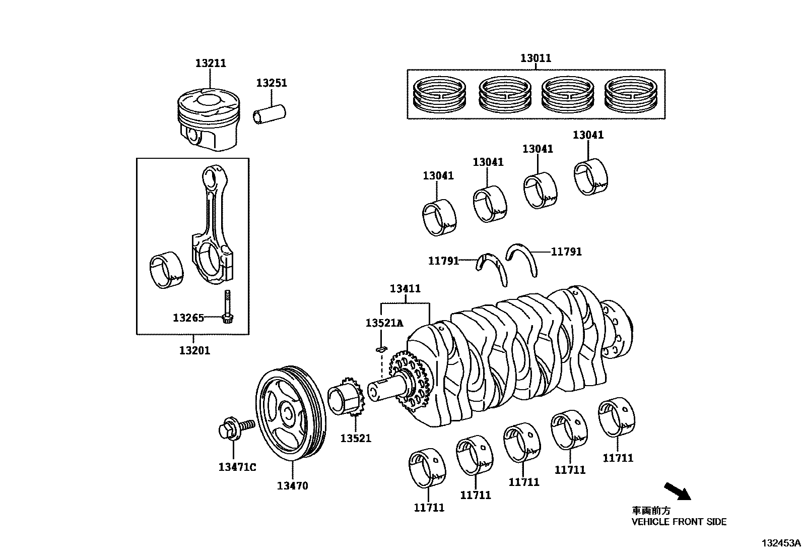 1301 — CRANKSHAFT & PISTON