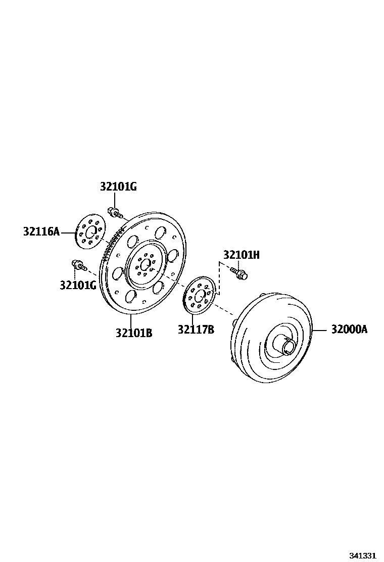 3402 — TORQUE CONVERTER, FRONT OIL PUMP(CVT)