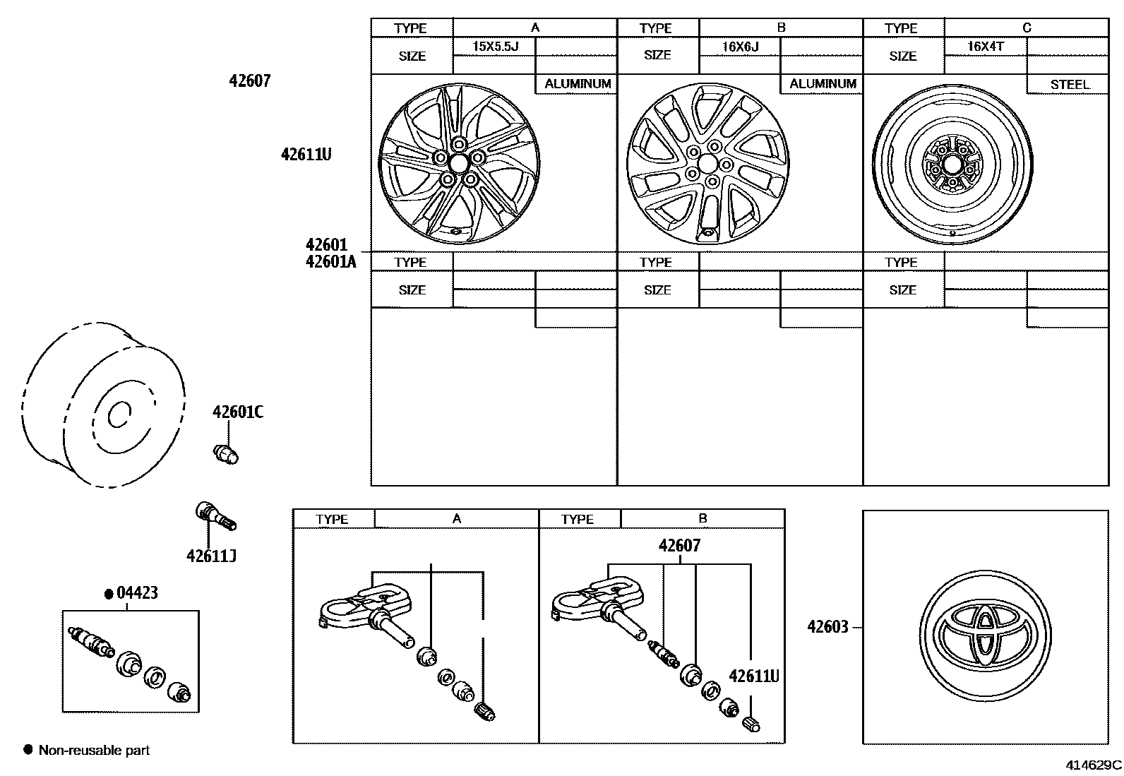 4103 — DISC WHEEL & WHEEL CAP