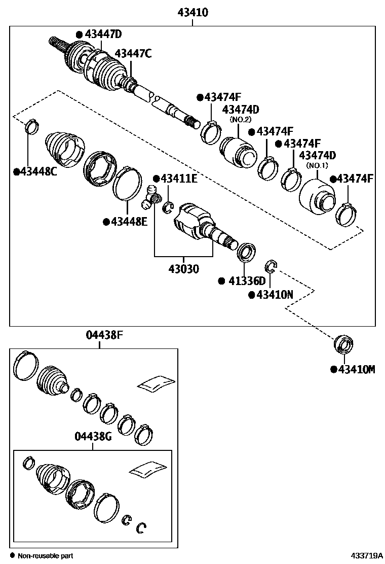4302 — FRONT DRIVE SHAFT