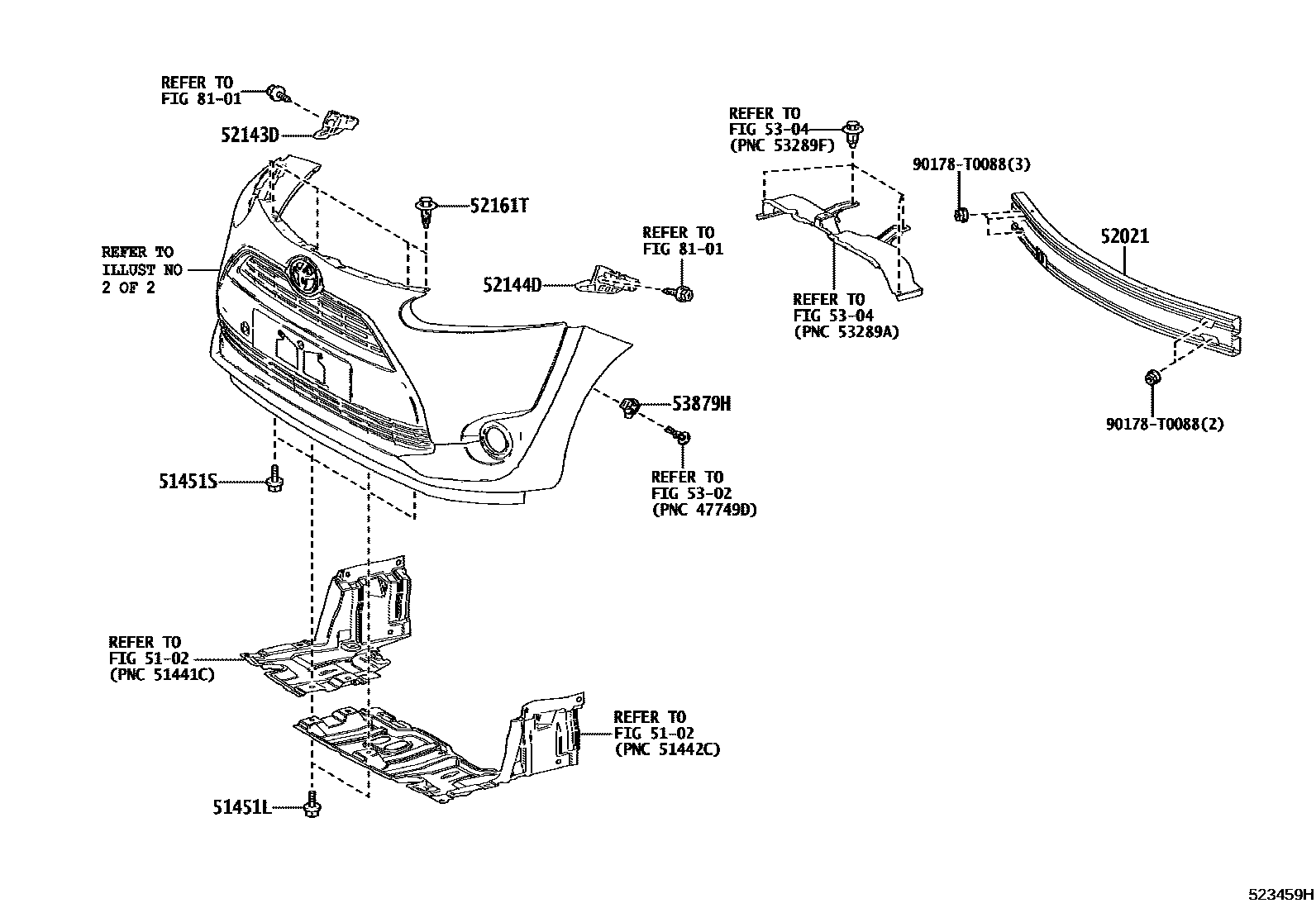 5201 — FRONT BUMPER & BUMPER STAY
