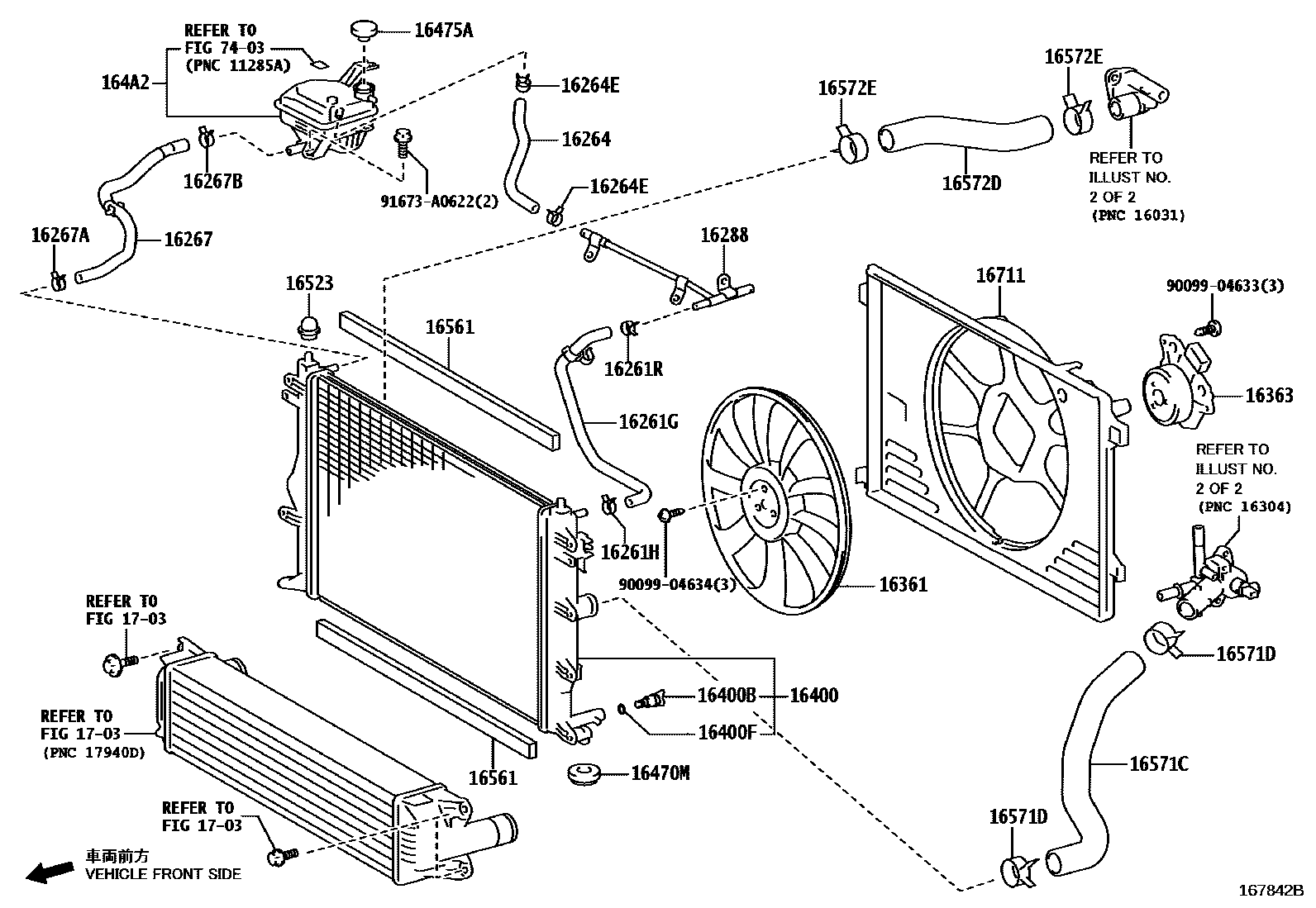 1603 — RADIATOR & WATER OUTLET