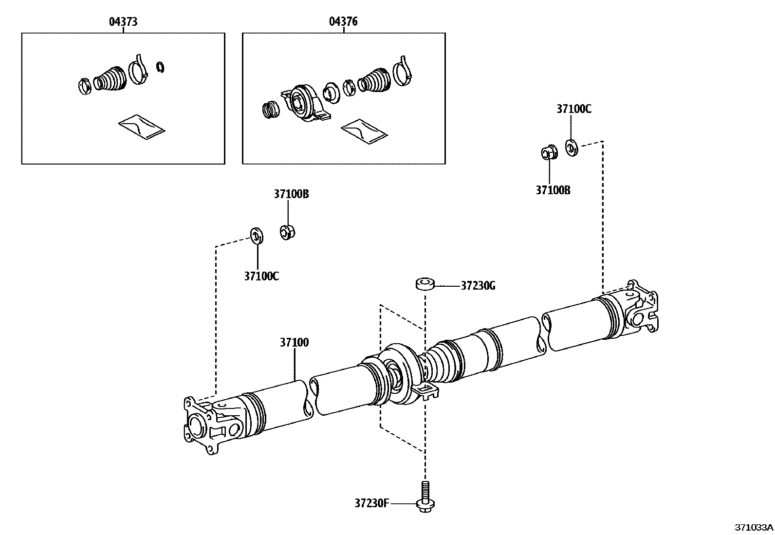 3701 — PROPELLER SHAFT & UNIVERSAL JOINT