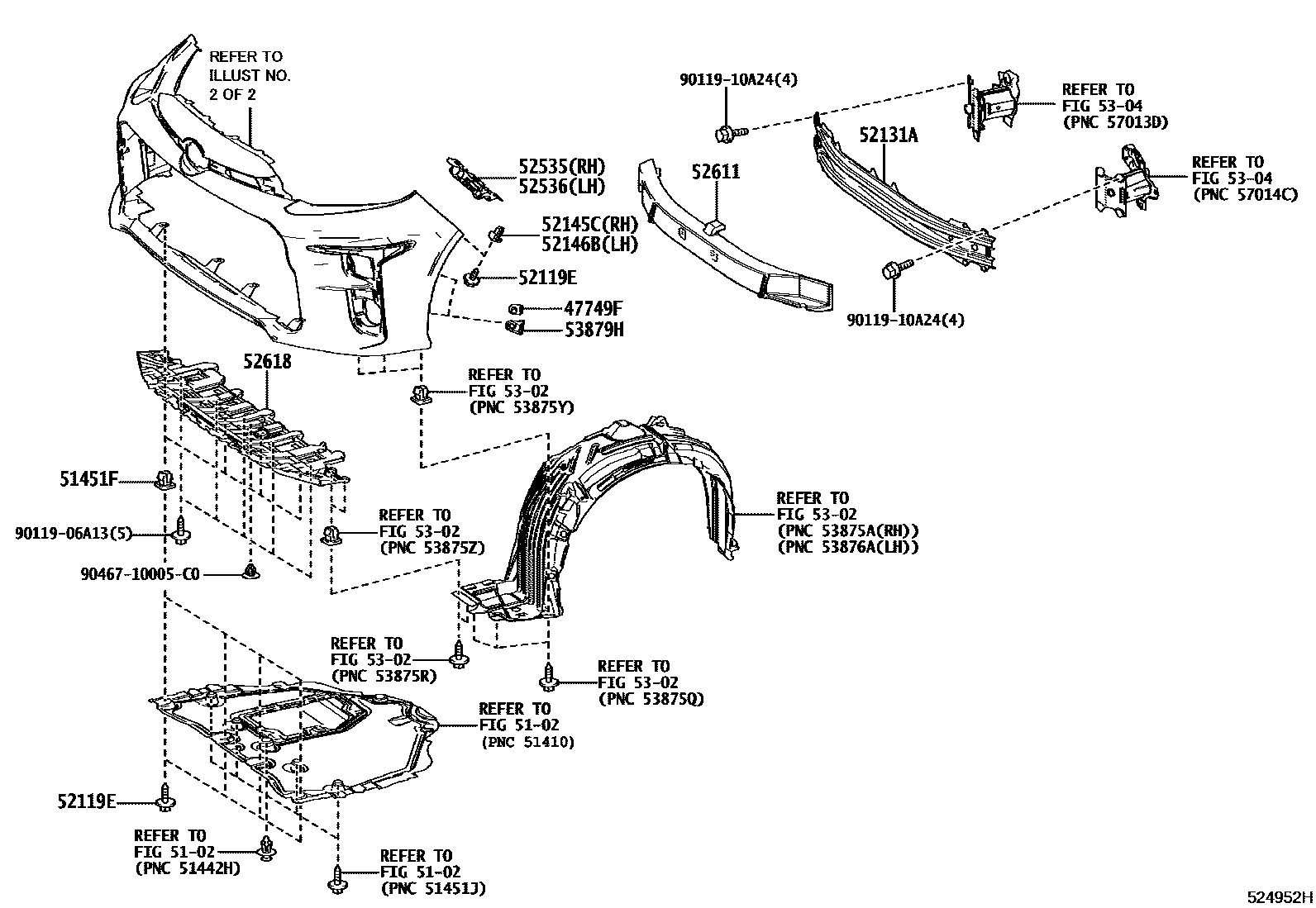 5201 — FRONT BUMPER & BUMPER STAY