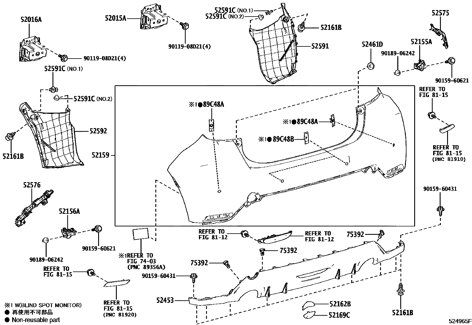 5202 — REAR BUMPER & BUMPER STAY