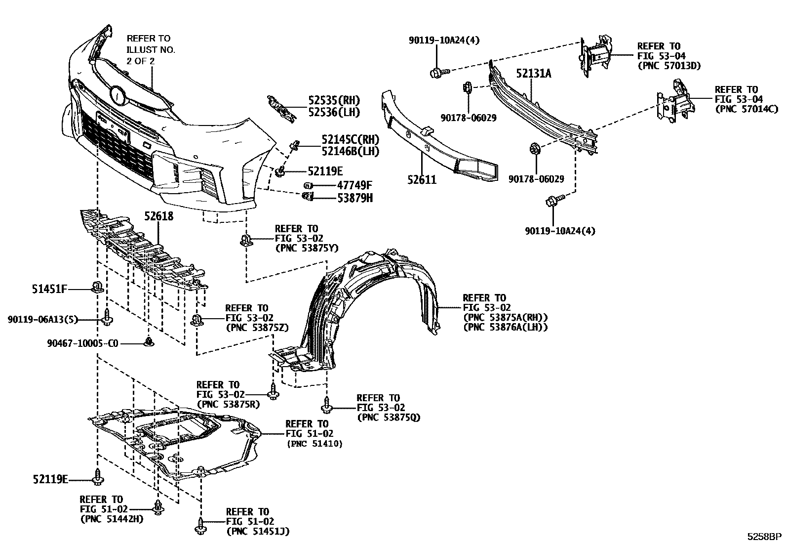 5201 — FRONT BUMPER & BUMPER STAY