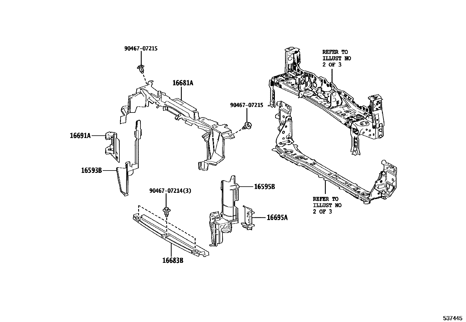 5304 — FRONT FENDER APRON & DASH PANEL