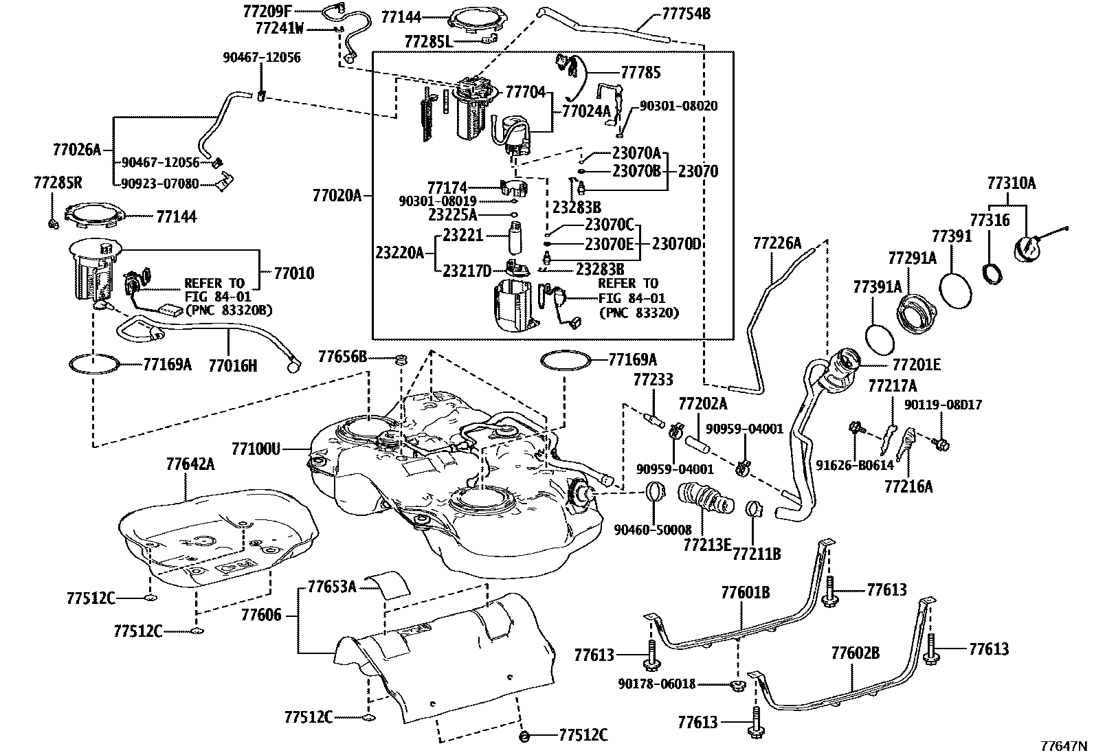 7701 — FUEL TANK & TUBE