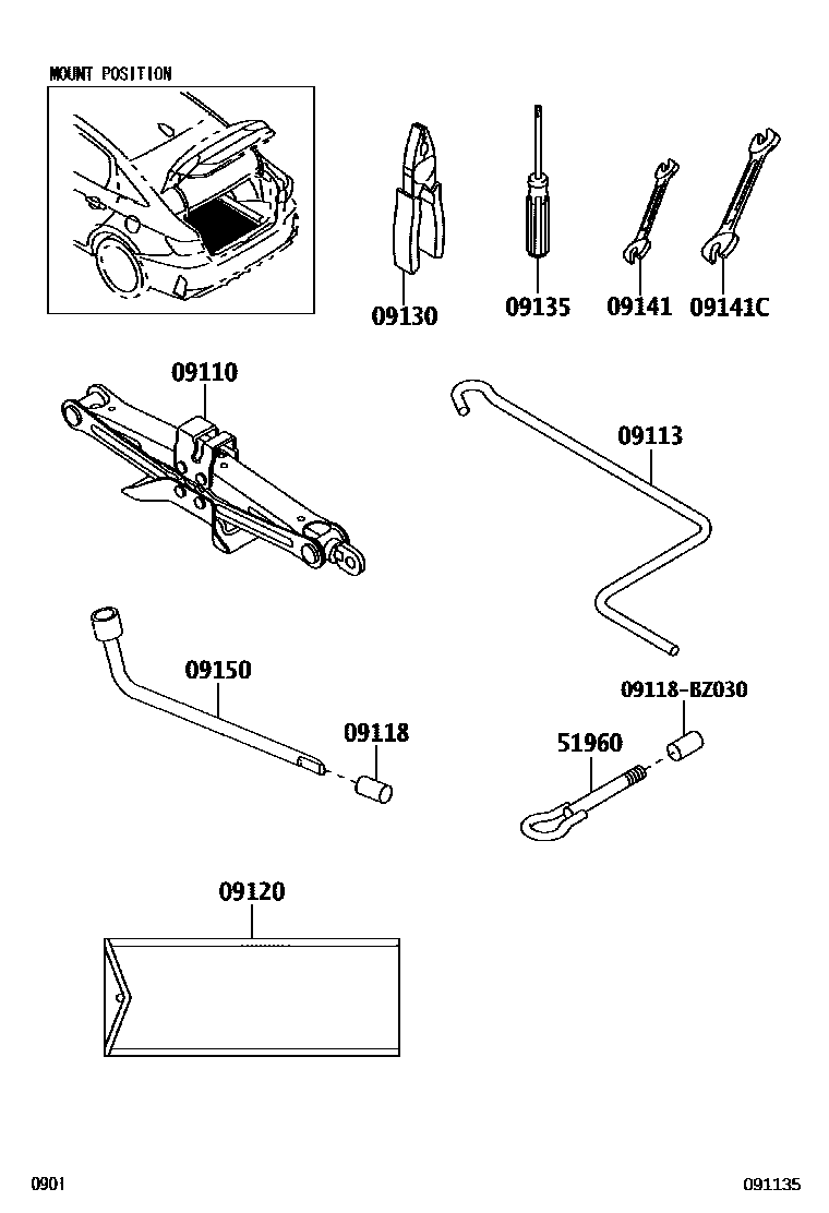 0901 — STANDARD TOOL