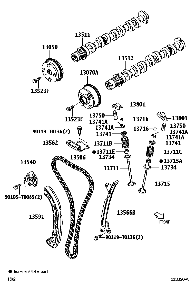 1302 — CAMSHAFT & VALVE