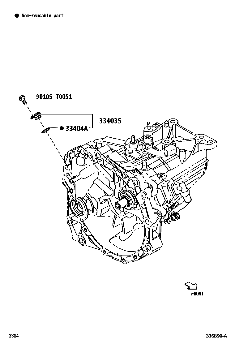 3304 — SPEEDOMETER DRIVEN GEAR (MTM)