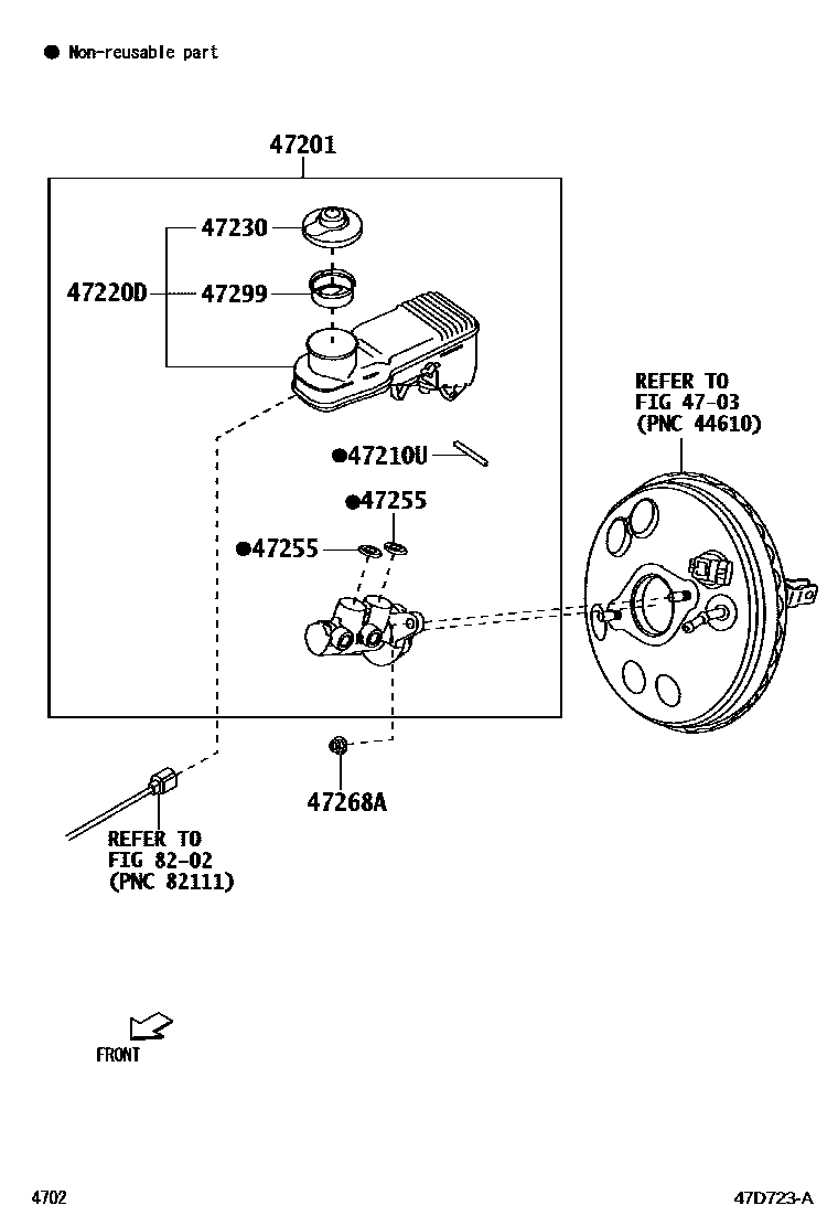 4702 — BRAKE MASTER CYLINDER