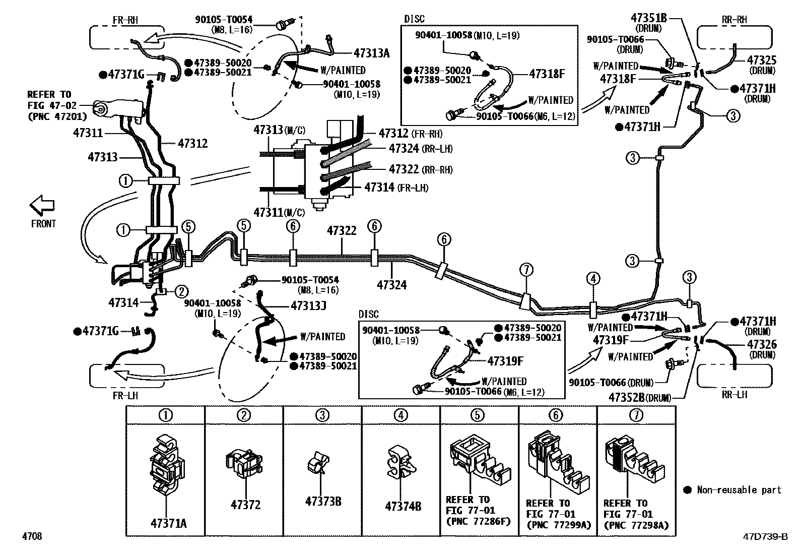 4708 — BRAKE TUBE & CLAMP