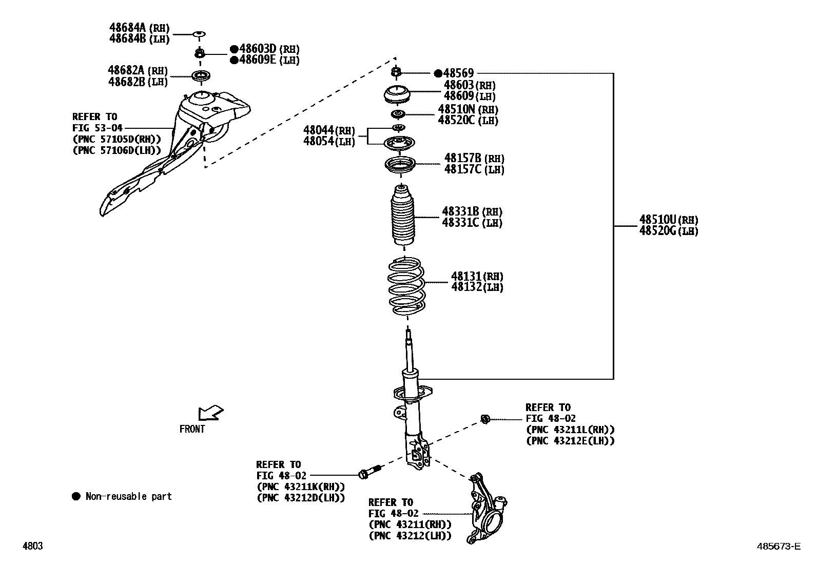 4803 — FRONT SPRING & SHOCK ABSORBER