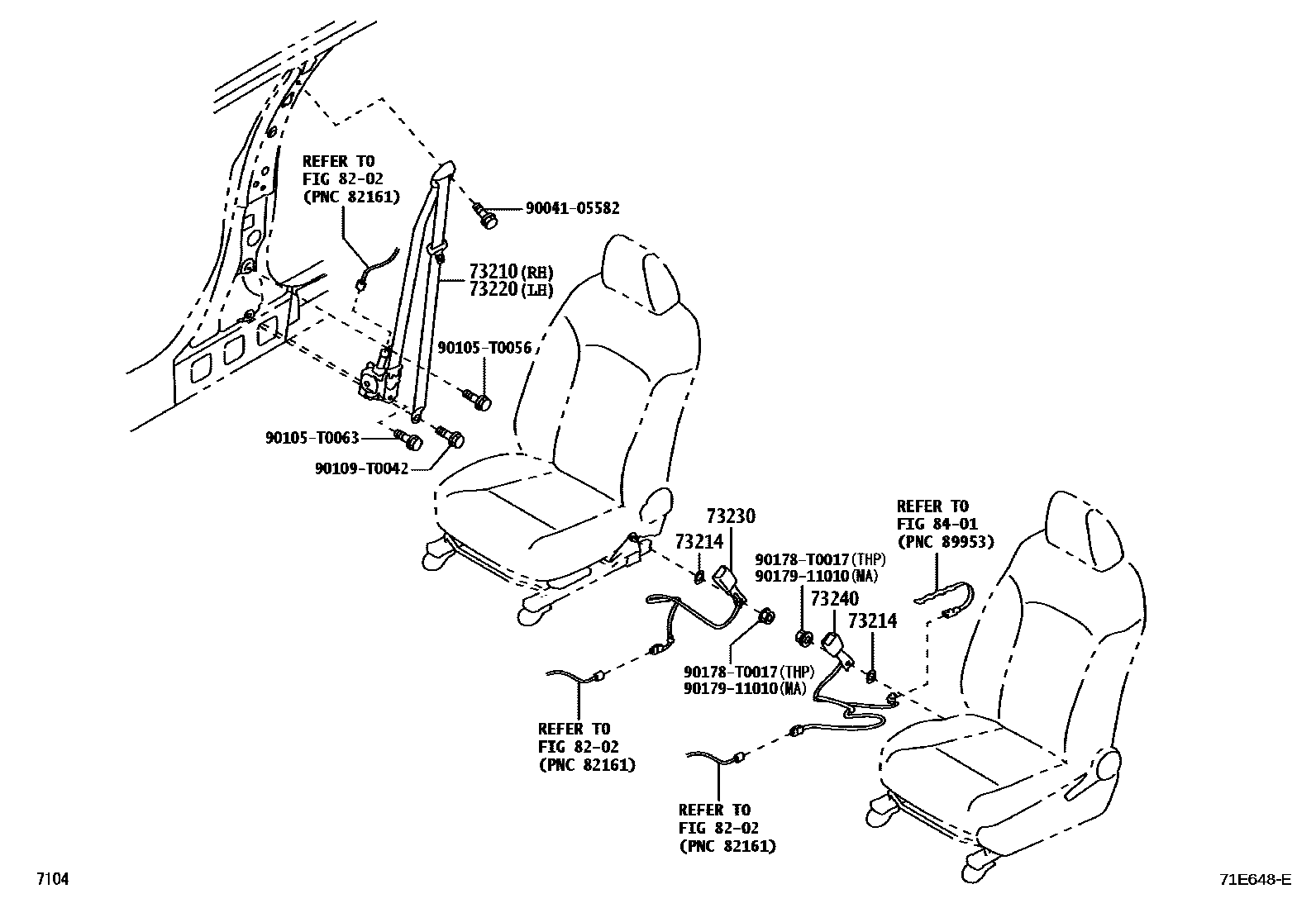 7104 — SEAT BELT & CHILD RESTRAINT SEAT