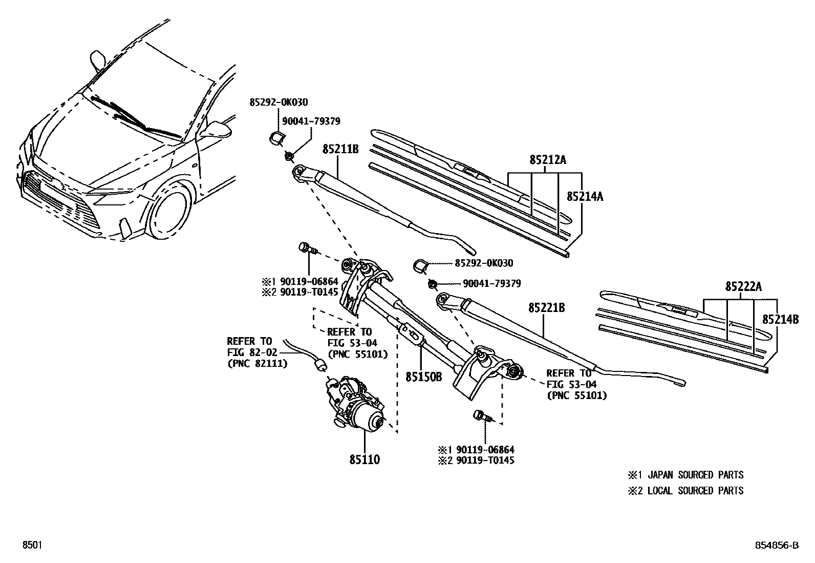 8501 — WINDSHIELD WIPER