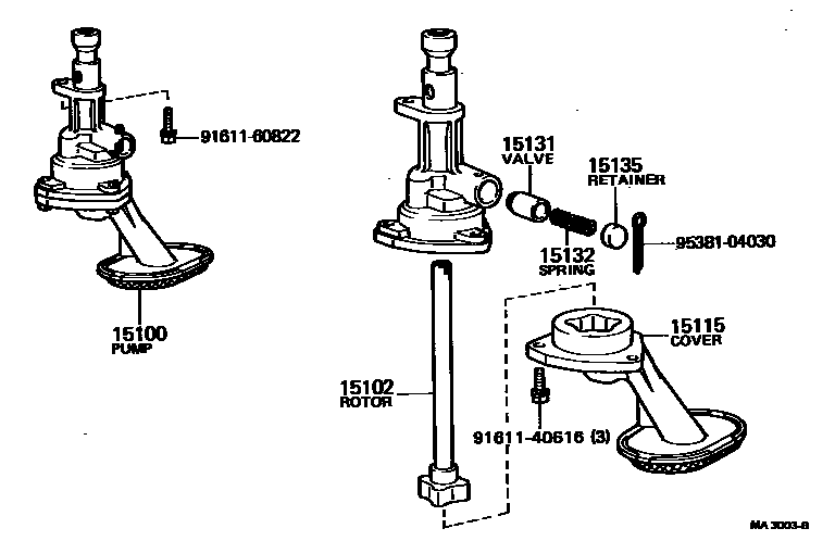 1501 — ENGINE OIL PUMP