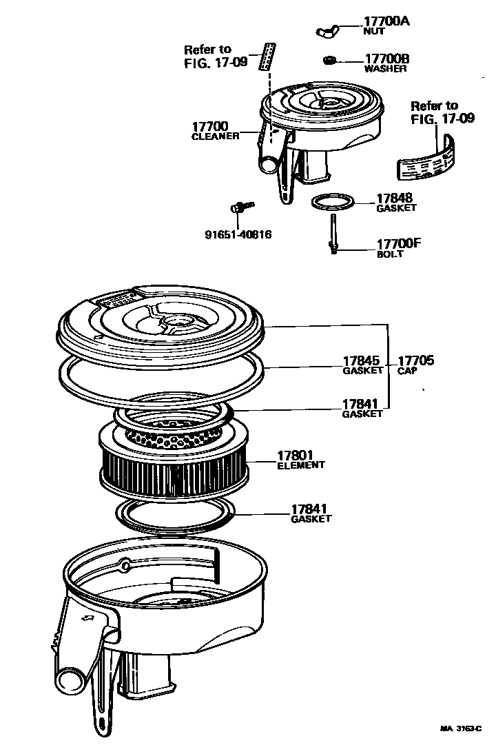 1703 — AIR CLEANER