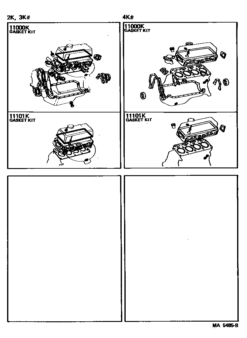 1103 — ENGINE OVERHAUL GASKET KIT