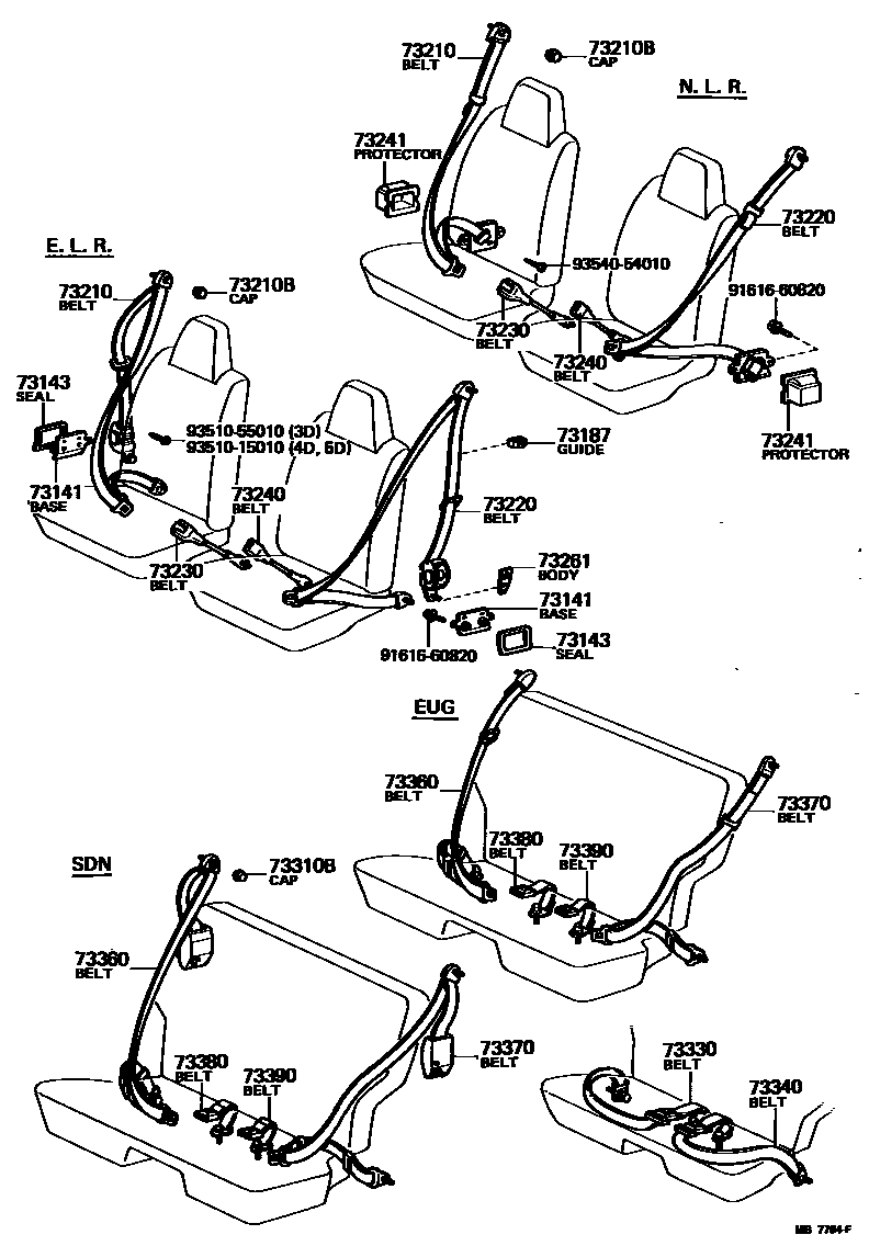 7104 — SEAT BELT & CHILD RESTRAINT SEAT