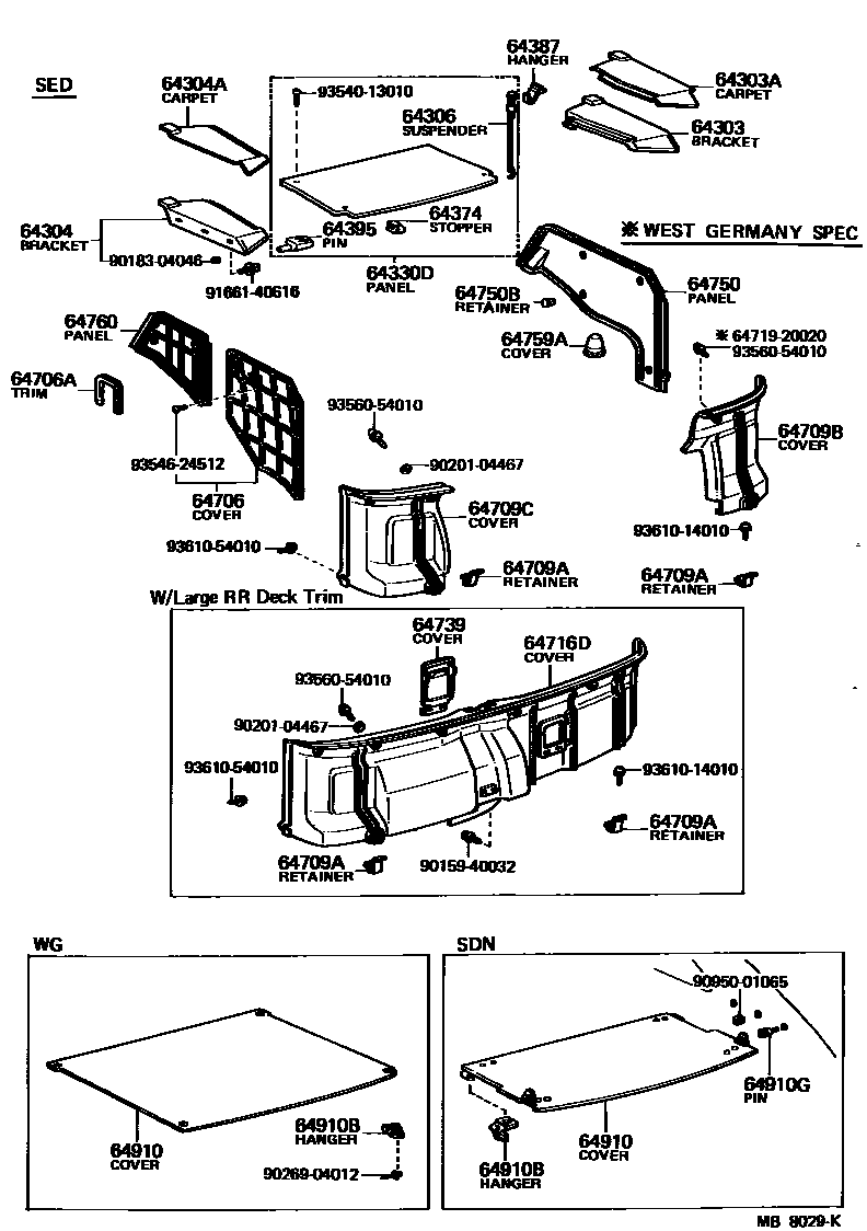 6404 — DECK BOARD & DECK TRIM COVER