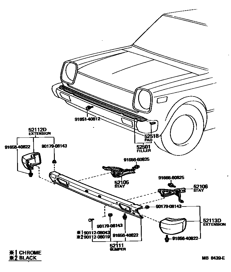5201 — FRONT BUMPER & BUMPER STAY