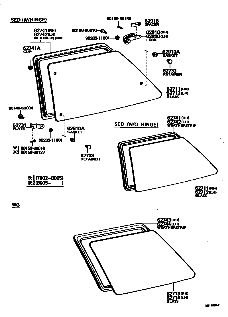 6103 — QUARTER WINDOW