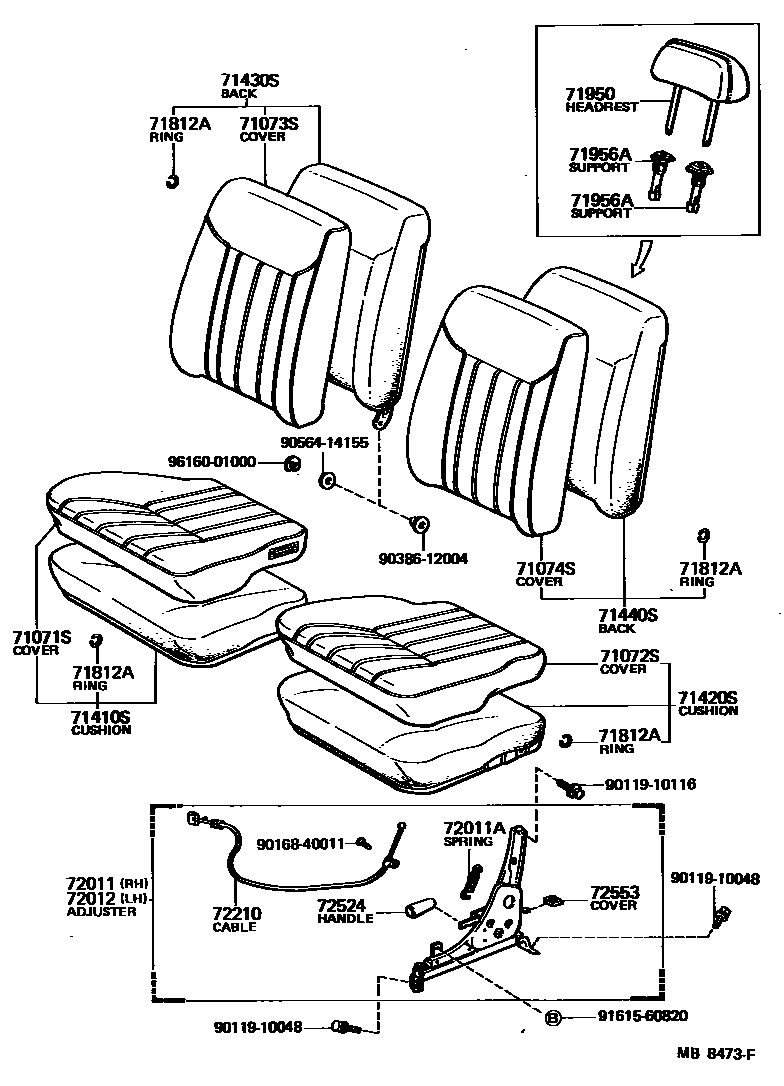 7101 — FRONT SEAT & SEAT TRACK