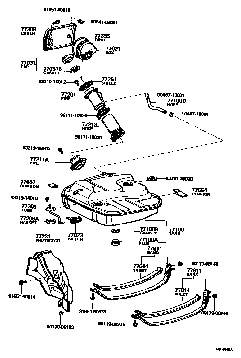 7701 — FUEL TANK & TUBE