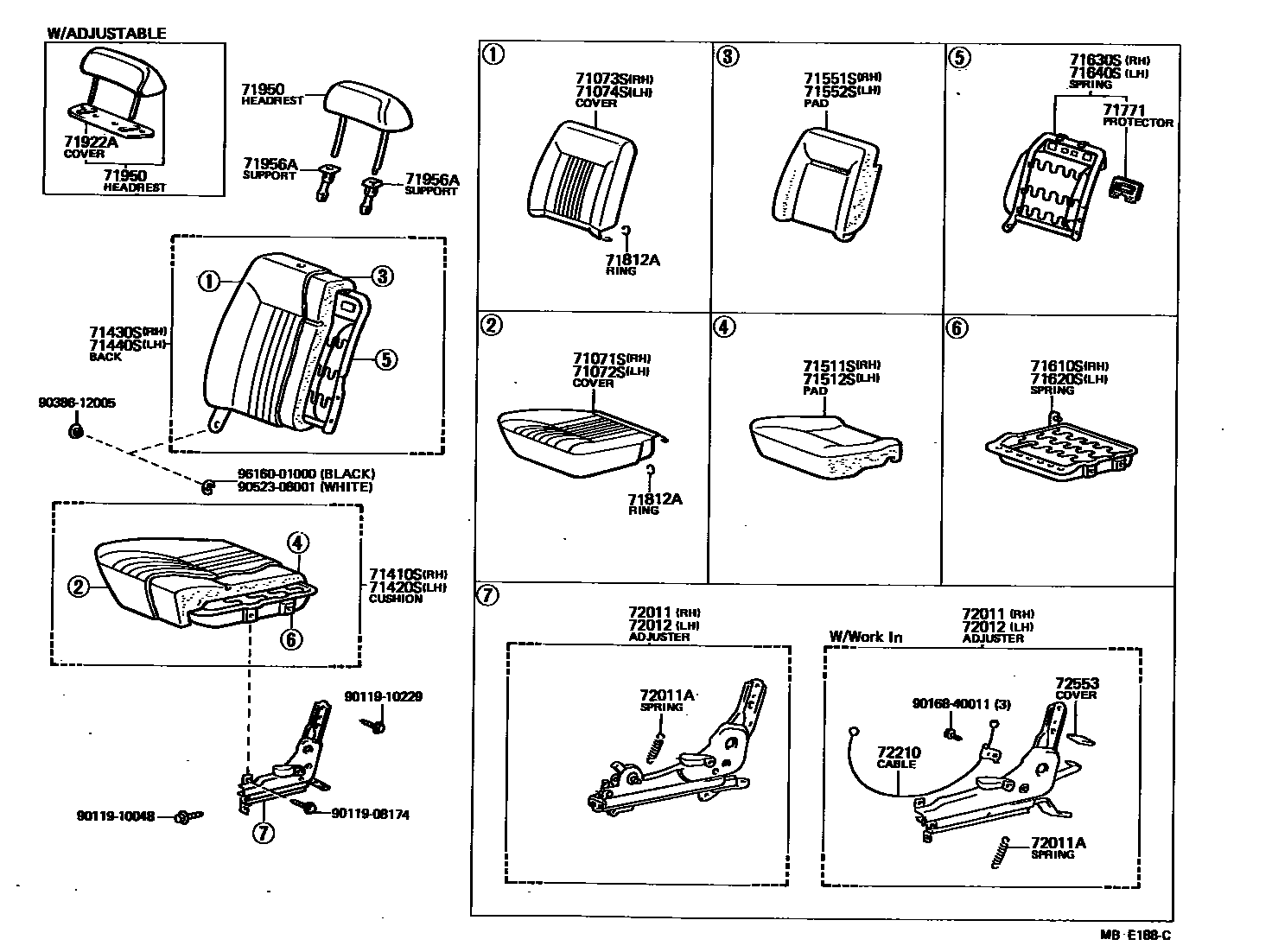 7101 — FRONT SEAT & SEAT TRACK