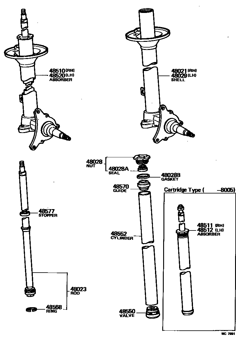 4803 — FRONT SPRING & SHOCK ABSORBER