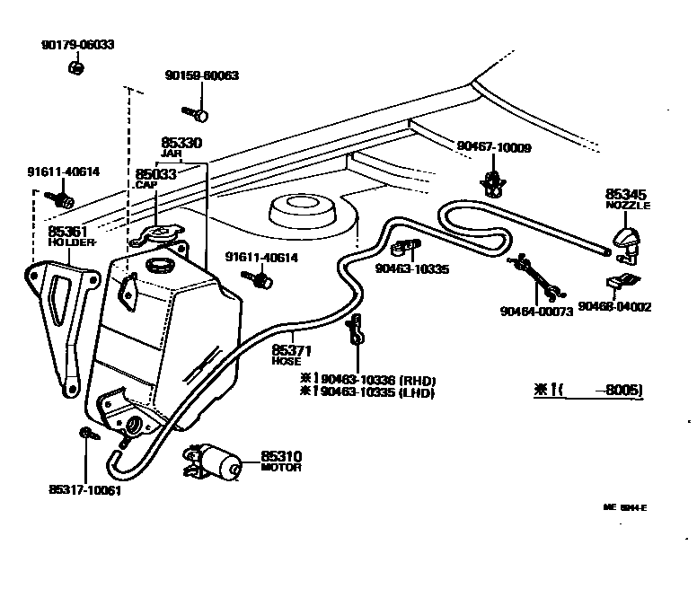 8503 — WINDSHIELD WASHER