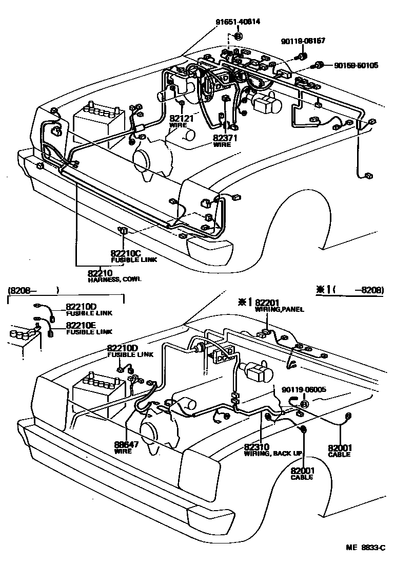 8202 — WIRING & CLAMP