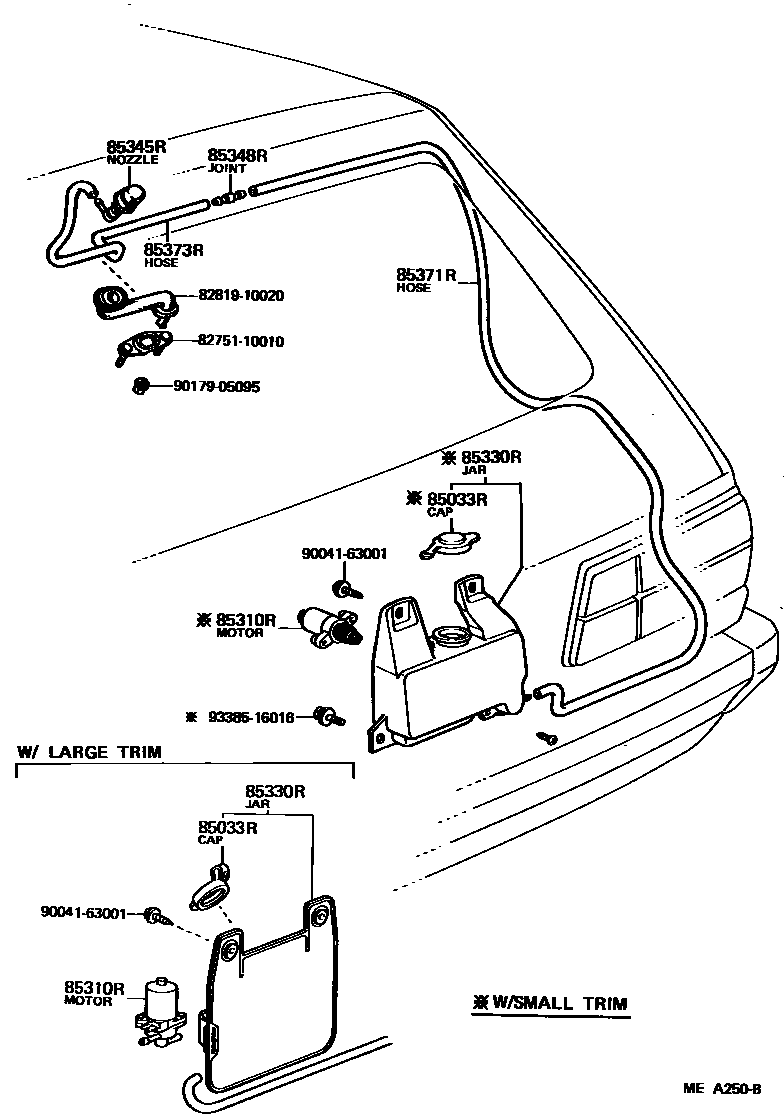 8504 — REAR WASHER