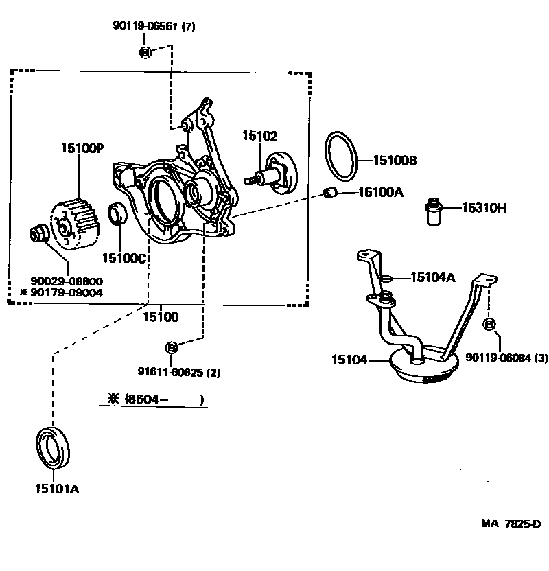 1501 — ENGINE OIL PUMP