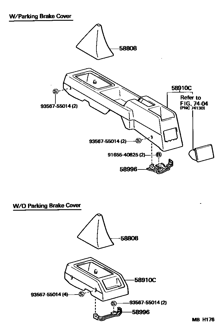 5806 — CONSOLE BOX & BRACKET