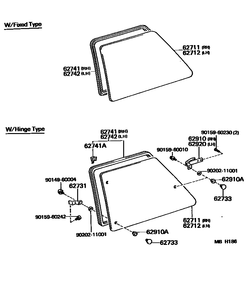 6103 — QUARTER WINDOW