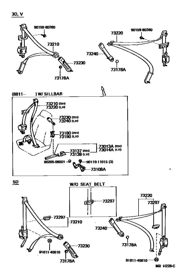 7104 — SEAT BELT & CHILD RESTRAINT SEAT