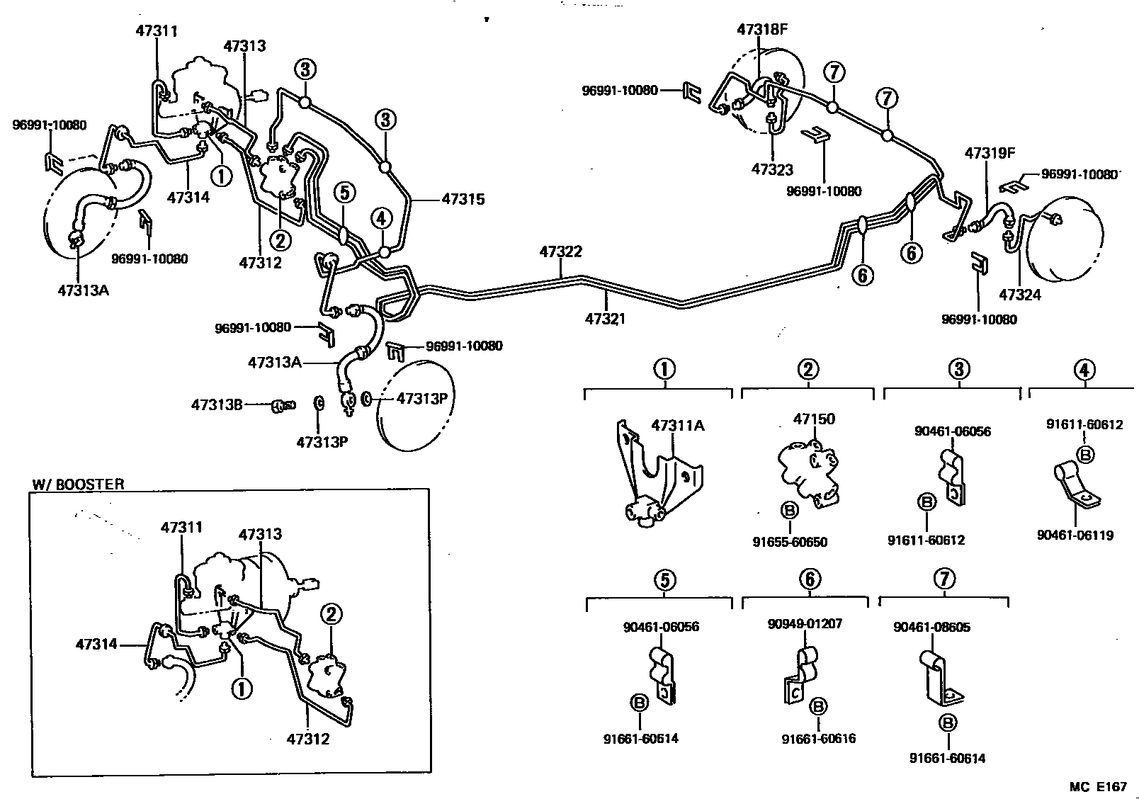 4708 — BRAKE TUBE & CLAMP