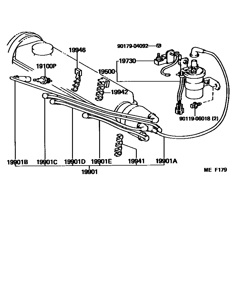 1901 — IGNITION COIL & SPARK PLUG / GLOW PLUG