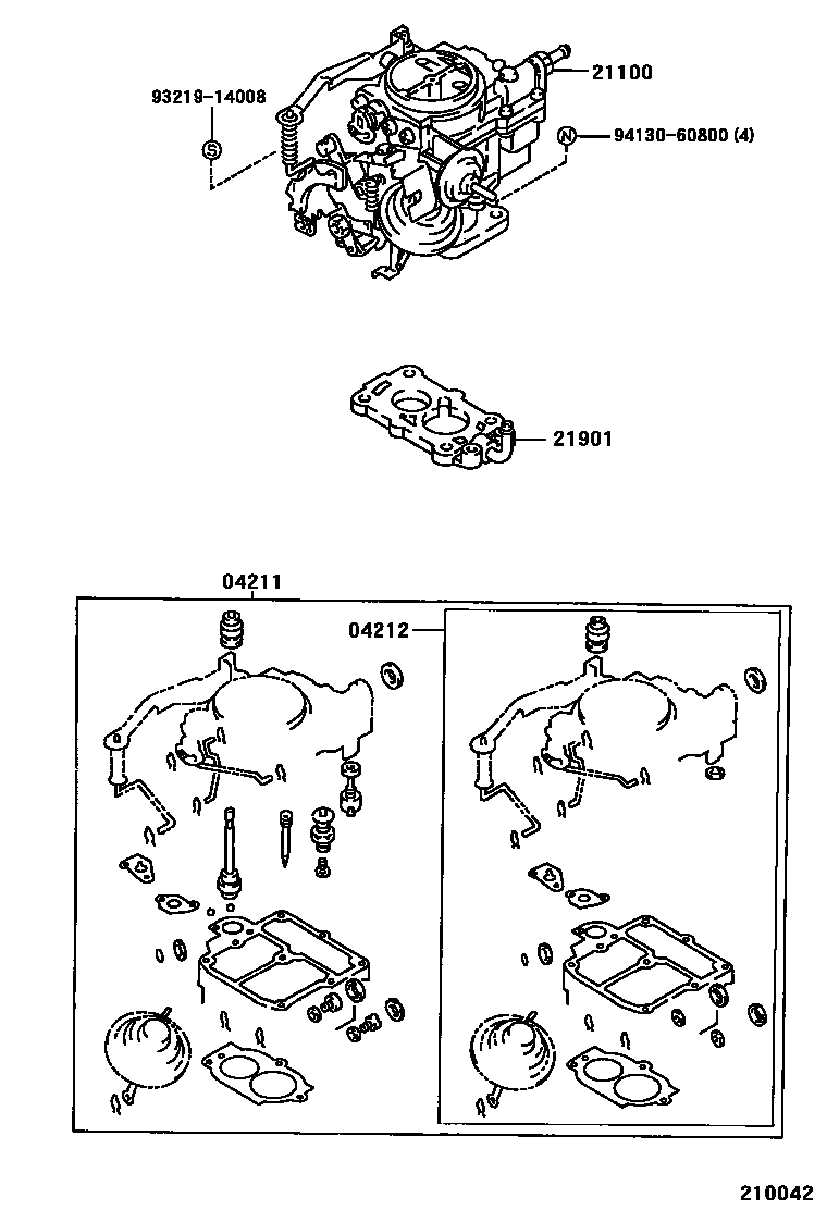 2102 — CARBURETOR ASSEMBLY