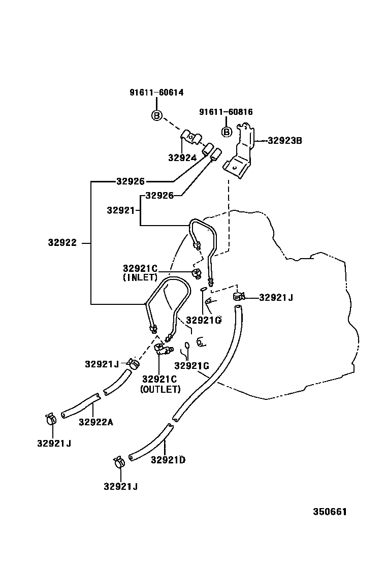 3514 — OIL COOLER & TUBE (ATM)