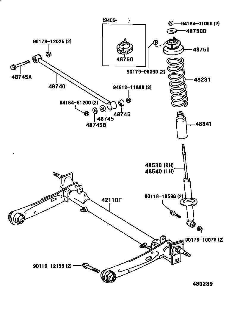 4804 — REAR SPRING & SHOCK ABSORBER