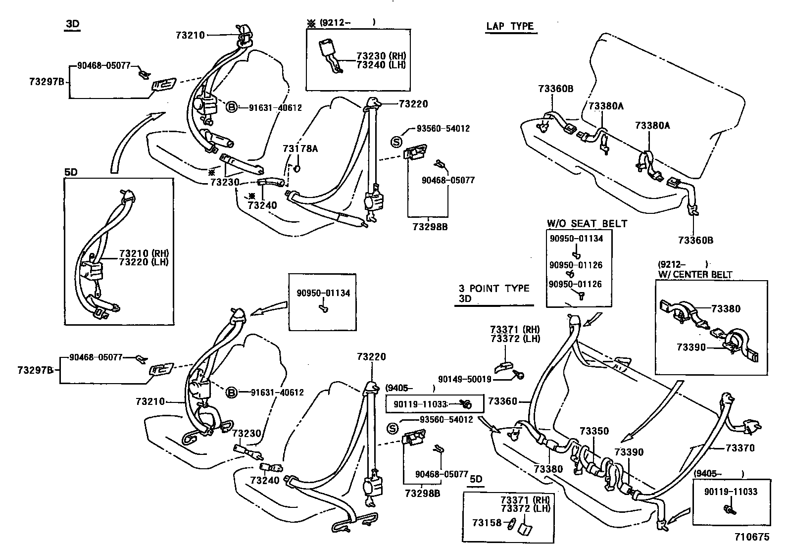 7104 — SEAT BELT & CHILD RESTRAINT SEAT