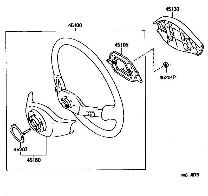 4504 — STEERING WHEEL