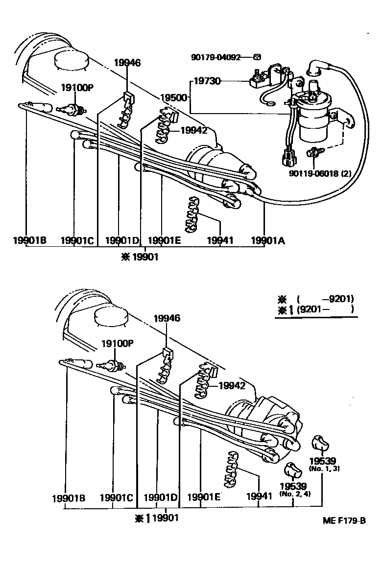 1901 — IGNITION COIL & SPARK PLUG / GLOW PLUG