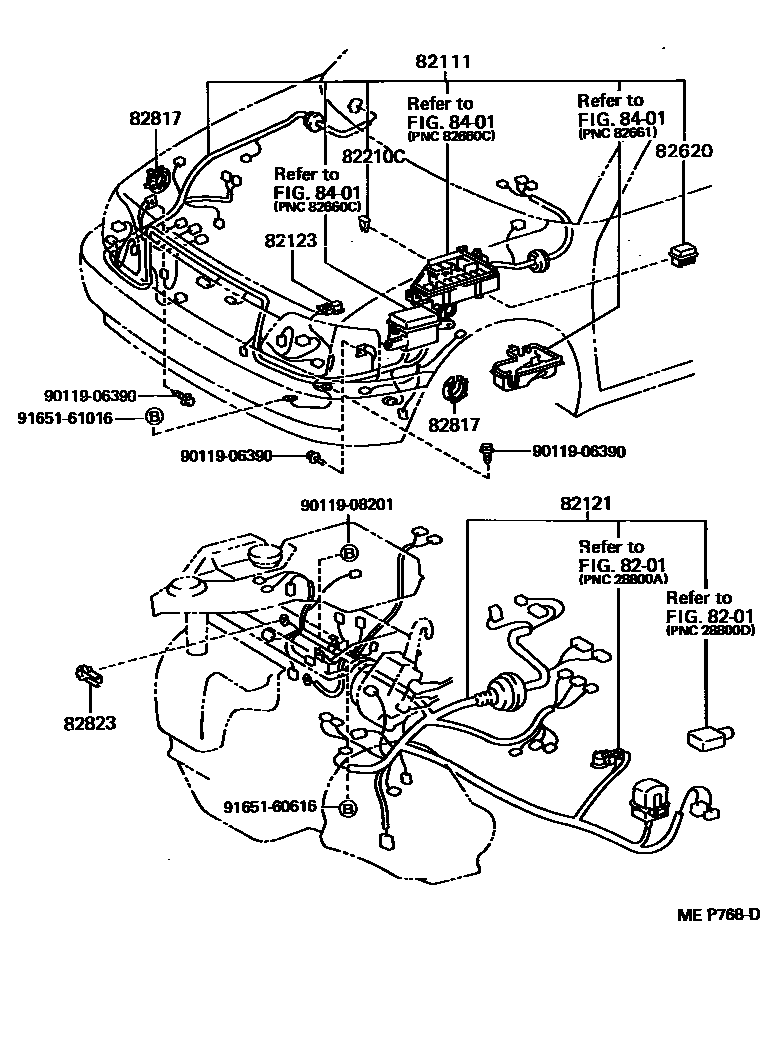8202 — WIRING & CLAMP