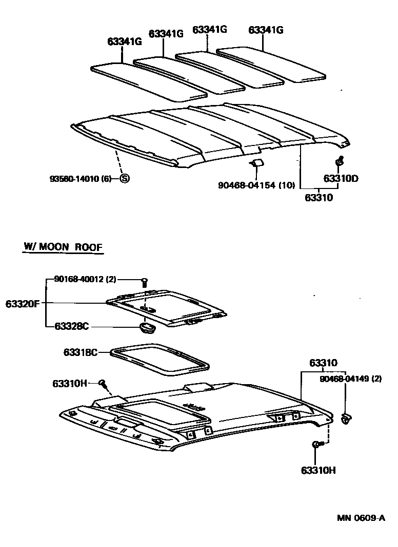 6402 — ROOF HEADLINING & SILENCER PAD